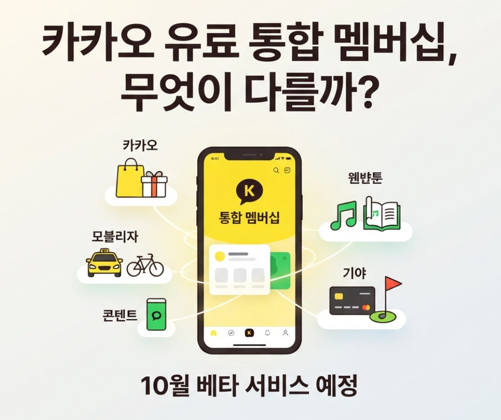 카카오 멤버십 출시
