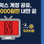넷플릭스 계정 공유 추가요금 신청방법