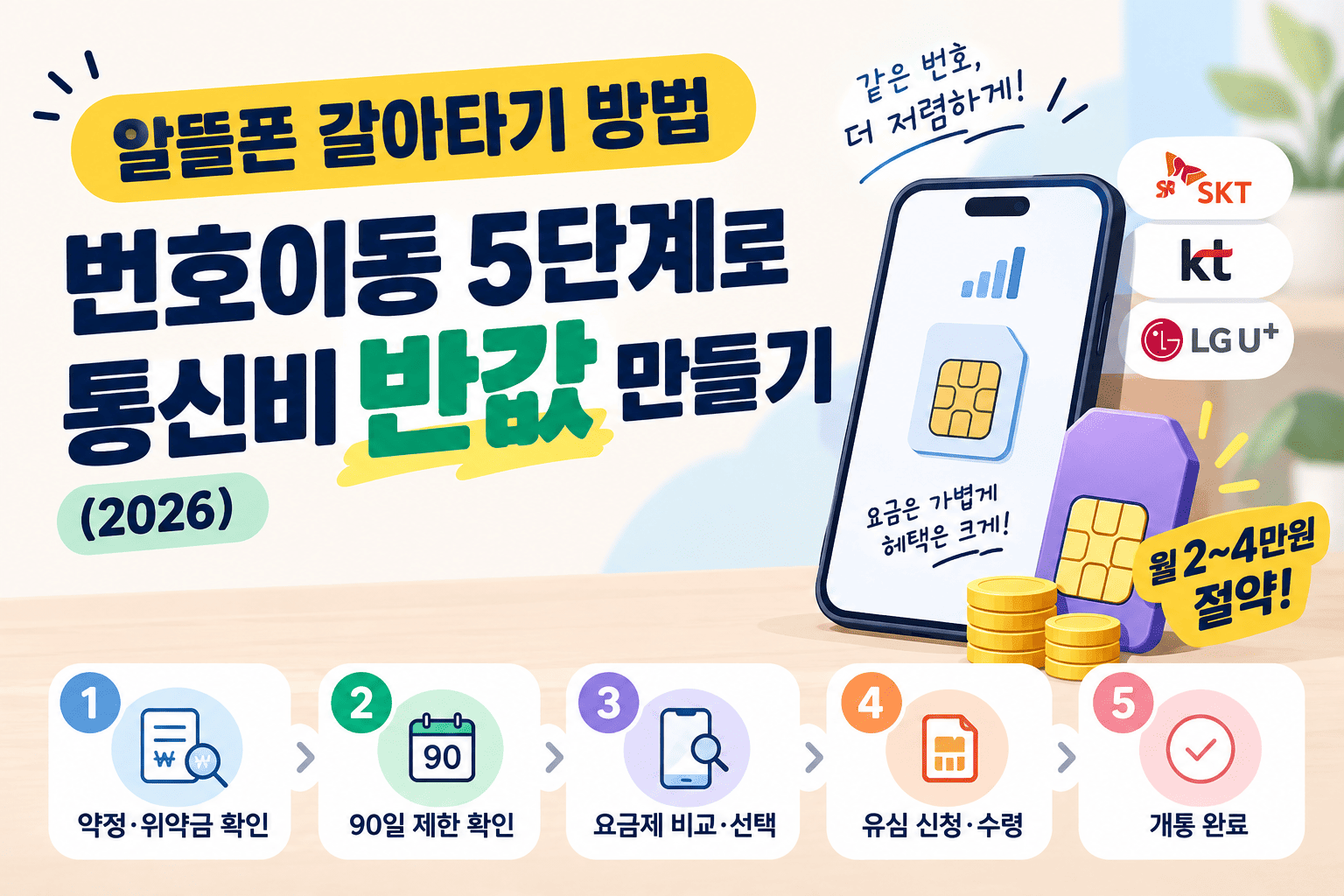 알뜰폰 갈아타기 방법