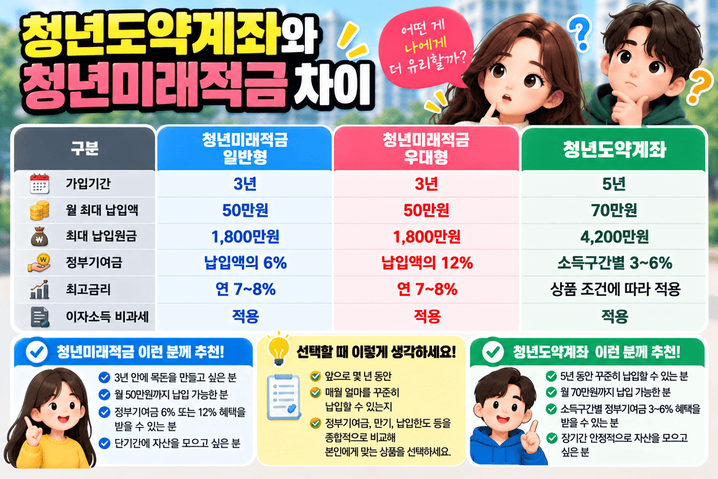 청년도약계좌 청년미래적금 갈아타기