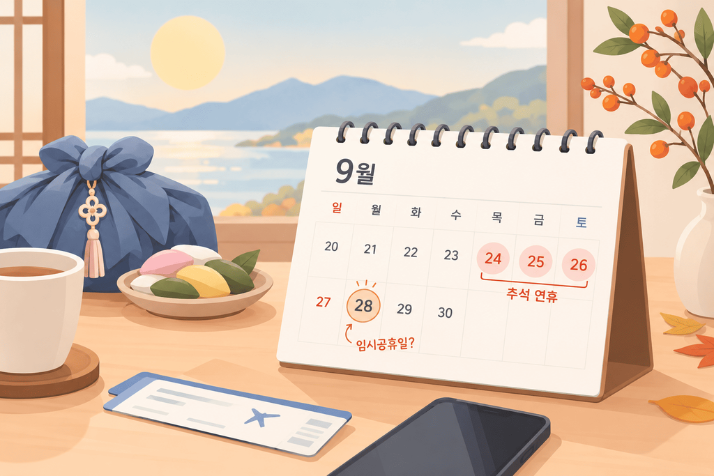 추석 임시공휴일 지정