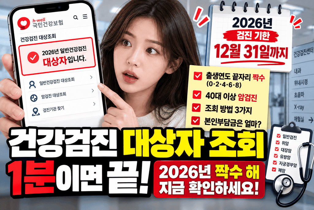 건강검진 대상자 조회