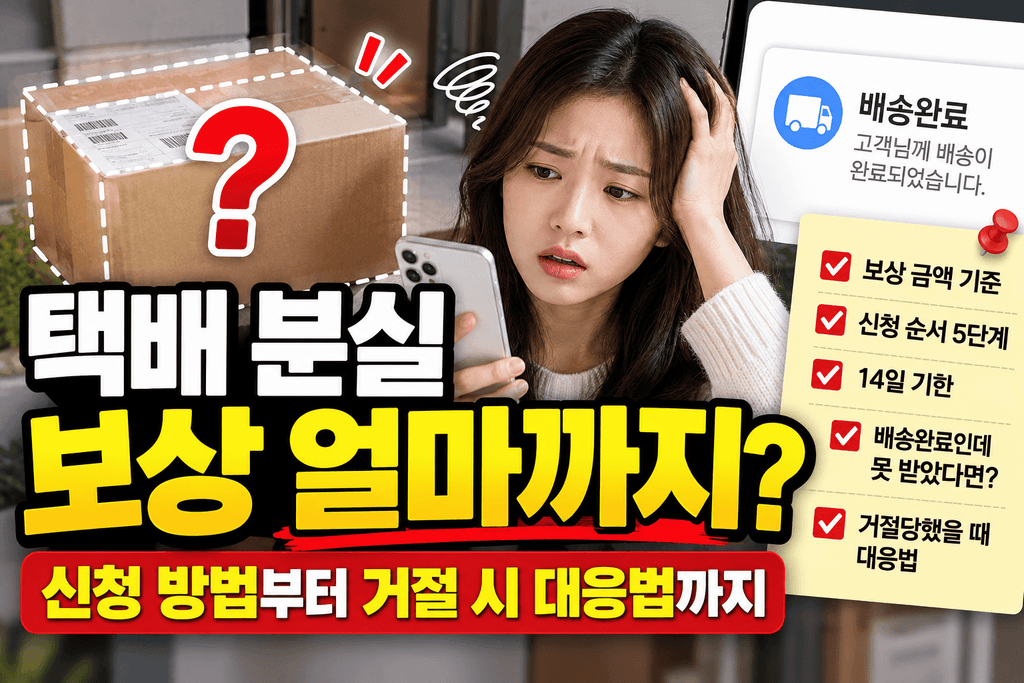 택배 분실 보상